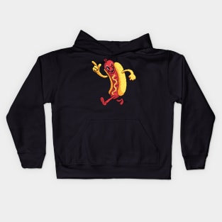 Pixelated Hot Dog! Kids Hoodie